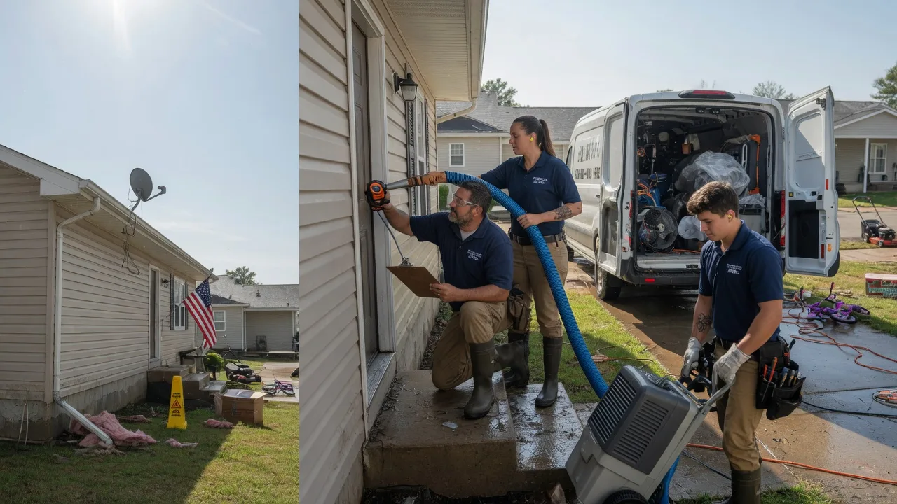 Ceiling Water Damage Restoration in Overland, MO near me